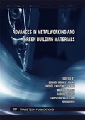 Cover: Advances in Metalworking and Green Building Materials - Trans Tech Publications Ltd