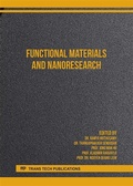 Cover: Functional Materials and Nanoresearch - Trans Tech Publications Ltd