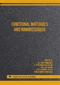 Enlarge image Cover: Functional Materials and Nanoresearch - Trans Tech Publications Ltd
