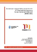 Cover: 10th Manufacturing Engineering Society International Conference (MESIC 2023) - Trans Tech Publications Ltd