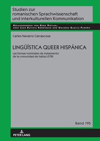 Abbildung von: Lingüística queer hispánica - Peter Lang Verlag