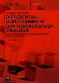 Cover: Differentialgleichungen in der Theoretischen &Ouml;kologie - De Gruyter Oldenbourg