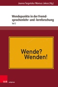 Cover: Wendepunkte in der Fremdsprachenlehr- und -lernforschung - Brill Deutschland