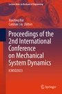 Cover: Proceedings of the 2nd International Conference on Mechanical System Dynamics - Springer