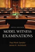Abbildung von: Model Witness Examinations, Fifth Edition - American Bar Association