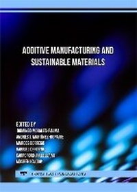 Enlarge image Cover: Additive Manufacturing and Sustainable Materials - Trans Tech Publications Ltd