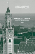 Cover: Hague Yearbook of International Law / Annuaire de La Haye de droit international, Vol. 35 (2022) - Martinus Nijhoff
