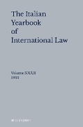 Cover: IYIL 32, Italian Yearbook of International Law 32 (2022) - Martinus Nijhoff