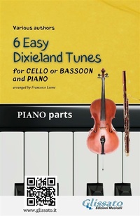 Abbildung von: Cello or Bassoon & Piano "6 Easy Dixieland Tunes" (piano parts) - Glissato Edizioni Musicali