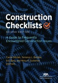 Abbildung von: Construction Checklists, Second Edition - American Bar Association