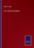 Cover: Two Lectures on Canada - Salzwasser Verlag