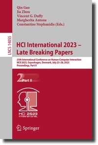 Abbildung von: HCI International 2023 - Late Breaking Papers - Springer
