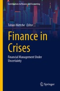Cover: Finance in Crises - Springer