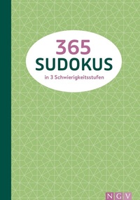 Abbildung von: 365 Sudokus in 3 Schwierigkeitsstufen - Naumann & Göbel