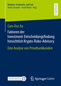 Cover: Faktoren der Investment-Entscheidungsfindung hinsichtlich Krypto-Robo-Advisory - Springer Gabler