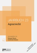 Cover: Agrarrecht - NWV im Verlag &Ouml;sterreich GmbH