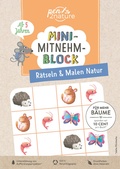 Cover: Mini-Mitnehm-Block R&auml;tseln & Malen Natur - pen2nature