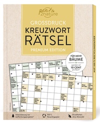 Abbildung von: Großdruck Kreuzworträtsel - pen2nature