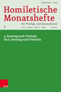 Abbildung von: Homiletische Monatshefte - Vandenhoeck & Ruprecht