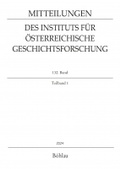 Bild: Mitteilungen des Instituts für Österreichische Geschichtsforschung (MIÖG) - Böhlau