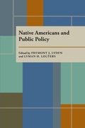 Cover: Native Americans and Public Policy - David & Charles