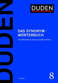 Cover of  Duden - Das Synonymwörterbuch - Duden