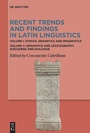 Bild: Recent Trends and Findings in Latin Linguistics - De Gruyter