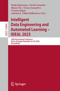 Cover: Intelligent Data Engineering and Automated Learning - IDEAL 2023 - Springer