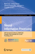 Cover: Neural Information Processing - Springer