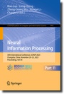 Cover: Neural Information Processing - Springer