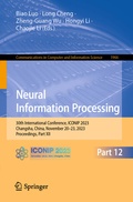 Cover: Neural Information Processing - Springer