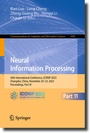 Cover: Neural Information Processing - Springer