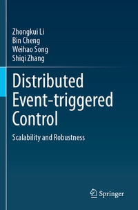 Enlarge image Cover: Distributed Event-triggered Control - Springer