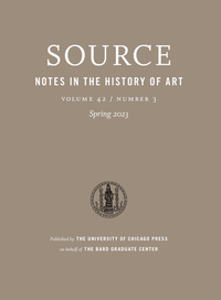 Abbildung von: Source: Notes in the History of Art - University of Chicago Press