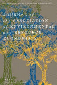 Abbildung von: Journal of the Association of Environmental and Resource Economists - University of Chicago Press