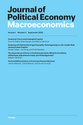 Bild: Journal of Political Economy Macroeconomics - University of Chicago Press