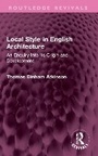 Bild: Local Style in English Architecture - Routledge