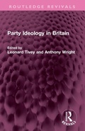 Cover: Party Ideology in Britain - Routledge