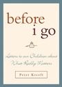 Cover: Before I Go - Sheed & Ward,U.S.