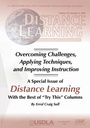 Cover: Special Issue of Distance Learning Vol 20 Issue 2 - Information Age Publishing