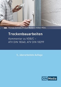 Abbildung von: Trockenbauarbeiten - Buch mit E-Book - DIN Media