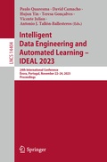Cover: Intelligent Data Engineering and Automated Learning - IDEAL 2023 - Springer