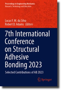 Enlarge image Cover: 7th International Conference on Structural Adhesive Bonding 2023 - Springer