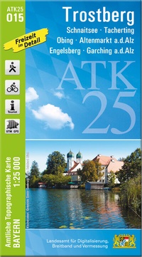 Abbildung von: ATK25-O15 Trostberg (Amtliche Topographische Karte 1:25000) - Landesamt für Digitalisierung, Breitband und Vermessung, Bayern