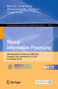 Cover: Neural Information Processing - Springer