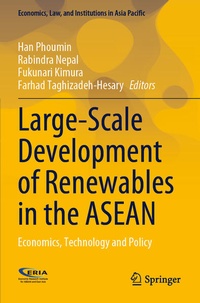 Enlarge image Cover: Large-Scale Development of Renewables in the ASEAN - Springer