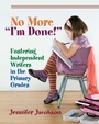 Cover: No More "I'm Done!" - Taylor & Francis