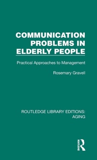 Enlarge image Cover: Communication Problems in Elderly People - Routledge