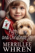 Cover: Puppy Love and Christmas Joy (Happiness in Hallburg, #4) - Merrillee Whren