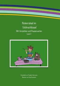 Abbildung von: Notenrätsel im Violinschlüssel mit Vorzeichen - Books on Demand